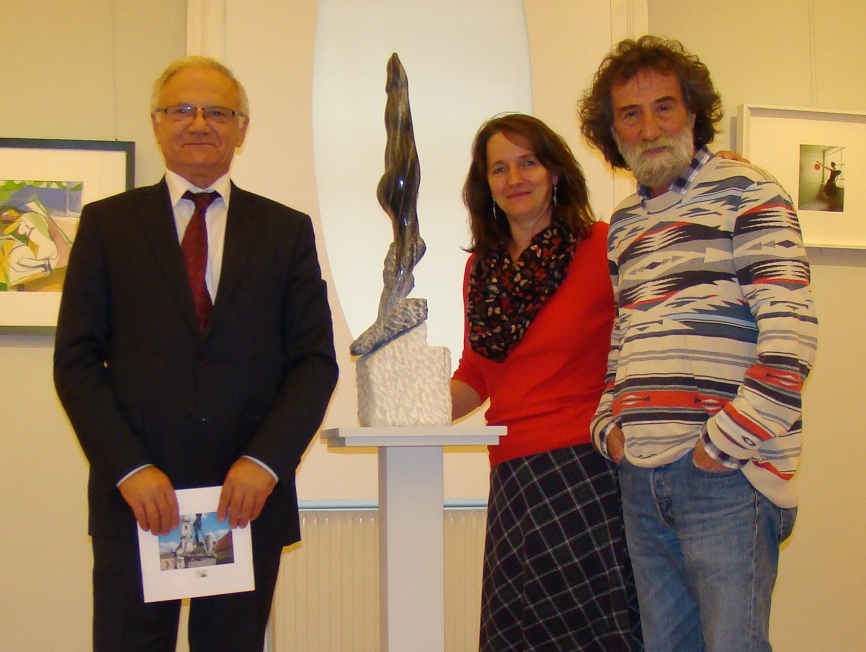 Botschafter Roland Bimo, Barbara Gashi, Destan Gashi
